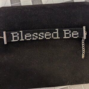 Black/White Wiccan Bracelet